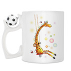 Кружка с футбольным мячиком