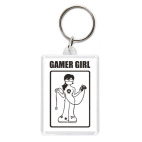 Брелок 5.7 x 4.1 см gamer girl
