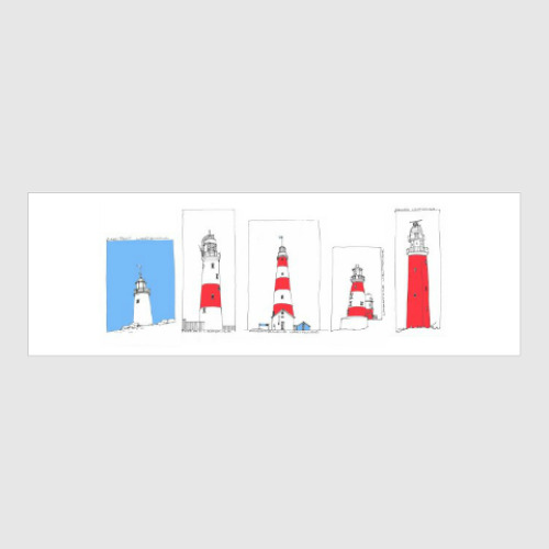 Постер с принтом Маячки