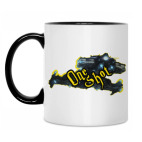 Кружка двухцветная