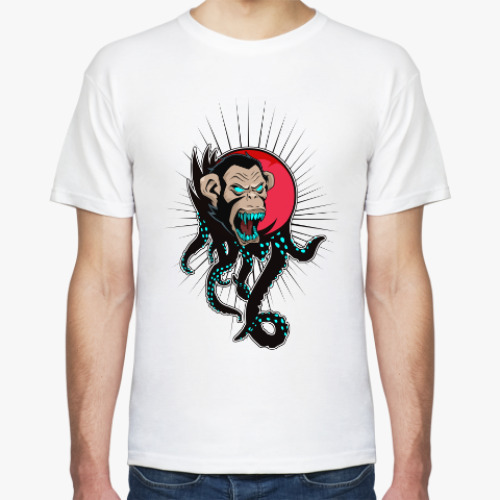 Футболка с принтом Madness monkey