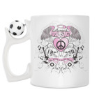 Кружка с футбольным мячиком