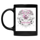 Кружка цветная UV-DTF