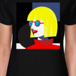 Стильная девушка в стиле поп арт