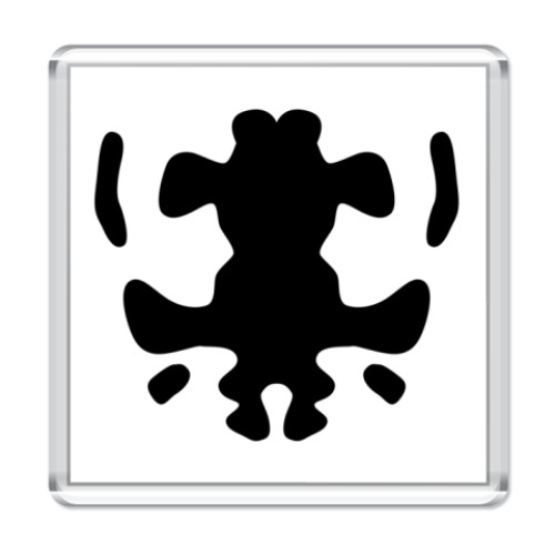 Магнит с принтом  Роршах