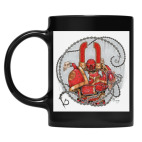 Кружка цветная UV-DTF