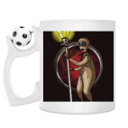 Кружка с футбольным мячиком