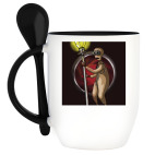 Кружка с ложкой