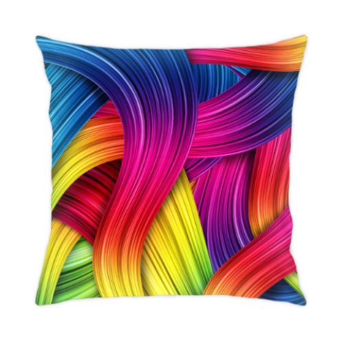 Подушка с принтом Colorfull
