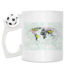 Кружка с футбольным мячиком