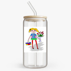 Банка с бамбуковой крышкой