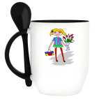 Кружка с ложкой