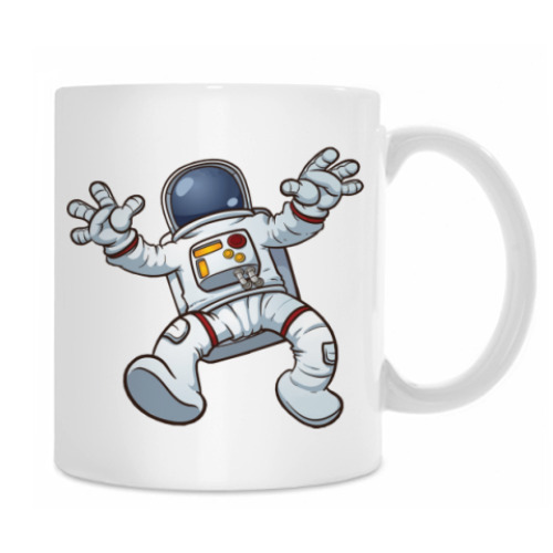 Кружка с принтом Астронавт