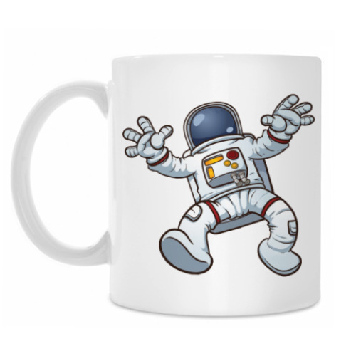Кружка с принтом Астронавт