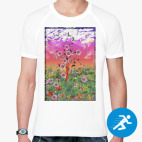 Мужская спортивная футболка