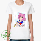 Женская футболка органик