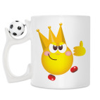 Кружка с футбольным мячиком