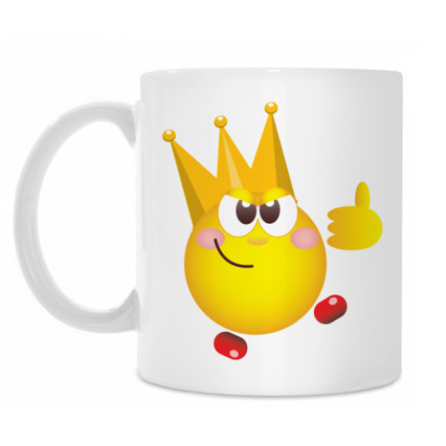 Кружка с принтом Я - Король