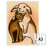  кот и зайка