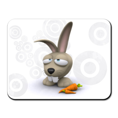 Коврик для мыши с принтом Коврик Bunny