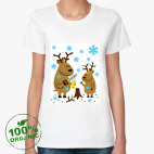 Женская футболка органик