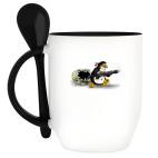 Кружка с ложкой