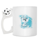 Кружка с футбольным мячиком