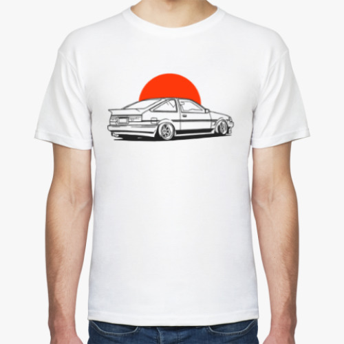 Футболка с принтом Toyota Livin AE86