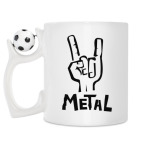 Кружка с футбольным мячиком