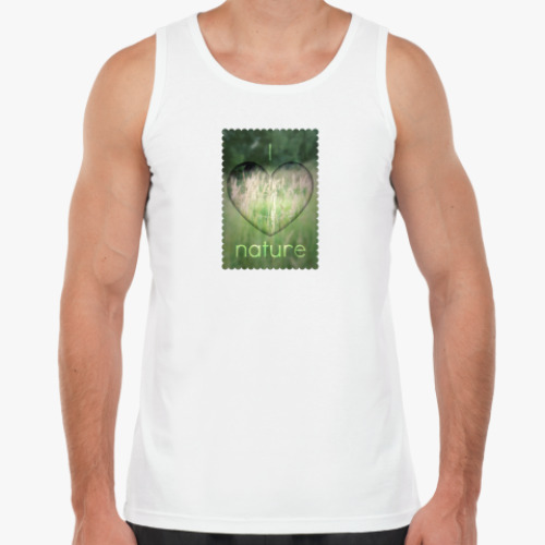 Майка с принтом 'I Heart Nature'