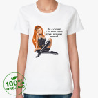 Женская футболка органик