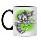 Кружка двухцветная