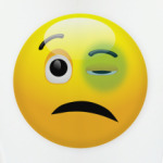 Смайл с подбитым глазом