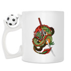Кружка с футбольным мячиком