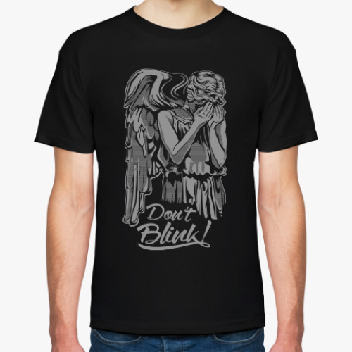 Футболка с принтом Don't Blink !