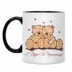 Кружка двухцветная