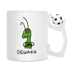 Кружка с футбольным мячиком