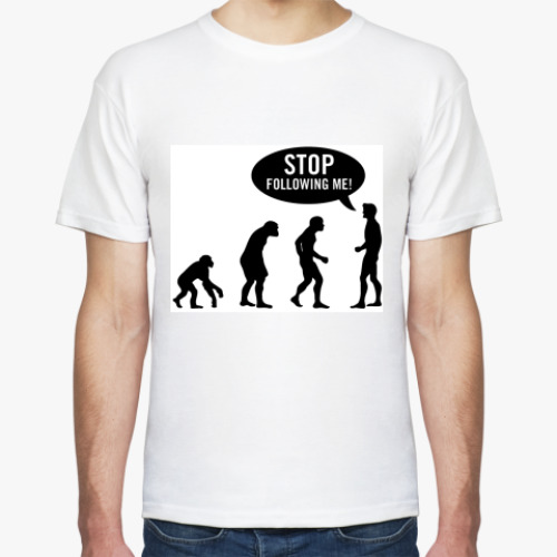 Футболка с принтом Evolution