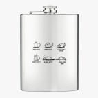 Фляжка стальная