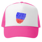 Кепка Trucker (фуксия) Russia Finger