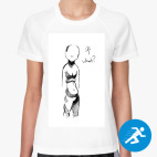 Женская спортивная футболка