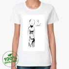 Женская футболка органик