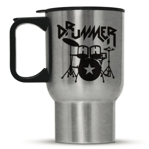 Кружка-термос с принтом Барабанщик