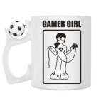 Кружка с футбольным мячиком