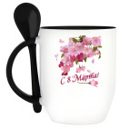 Кружка с ложкой