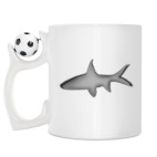 Кружка с футбольным мячиком