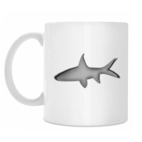 Кружка с принтом Акула