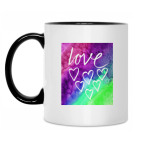 Кружка двухцветная