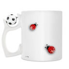 Кружка с футбольным мячиком