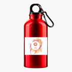 Металлическая бутылка 400 мл UV-DTF